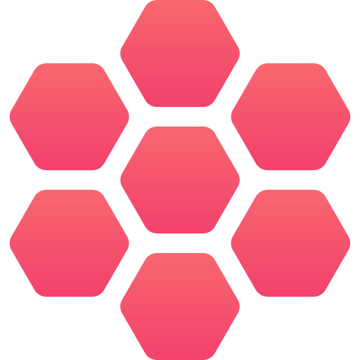 Hexagons Generic gradient fill icon