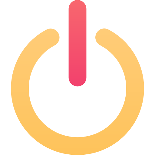 Power button Generic gradient fill icon