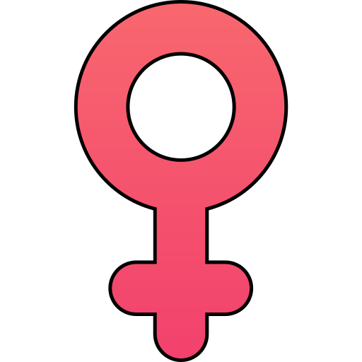 Female Generic gradient lineal-color icon