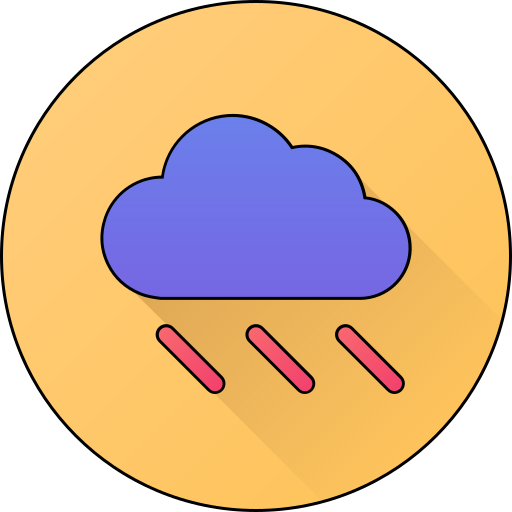 雨 Generic gradient lineal-color icon