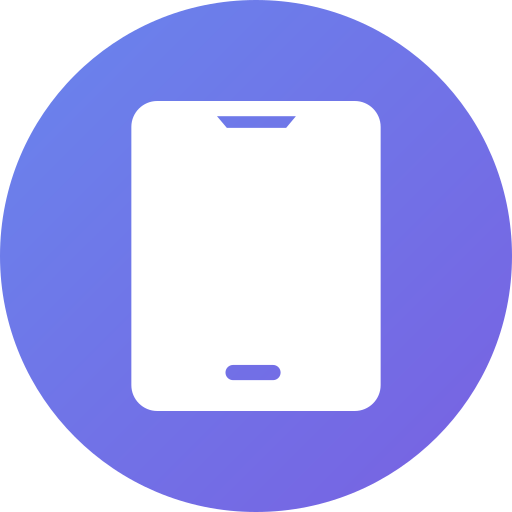 tablet-bildschirm Generic gradient fill icon
