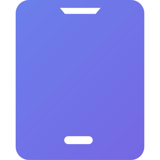 Tablet screen Generic gradient fill icon
