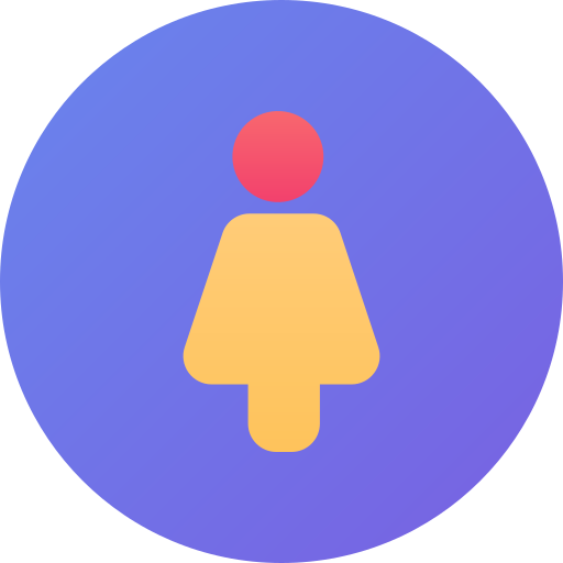 여성 Generic gradient fill icon