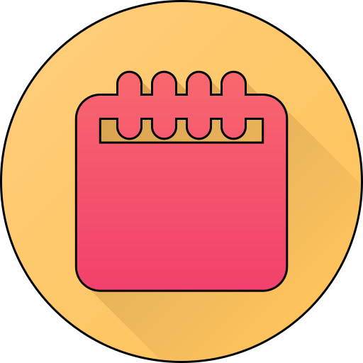 calendario Generic gradient lineal-color icona