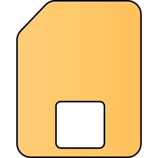 sim 카드 Generic gradient lineal-color icon