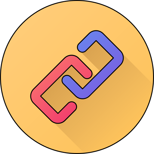 Link Generic gradient lineal-color icon