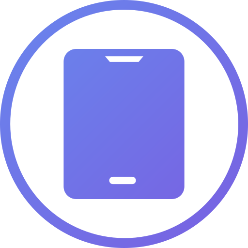 tablet-bildschirm Generic gradient fill icon