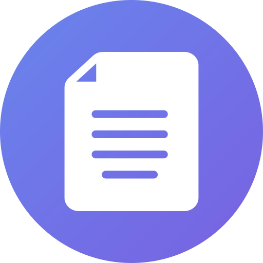 documento Generic gradient fill icono