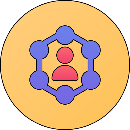 réseau Generic gradient lineal-color Icône