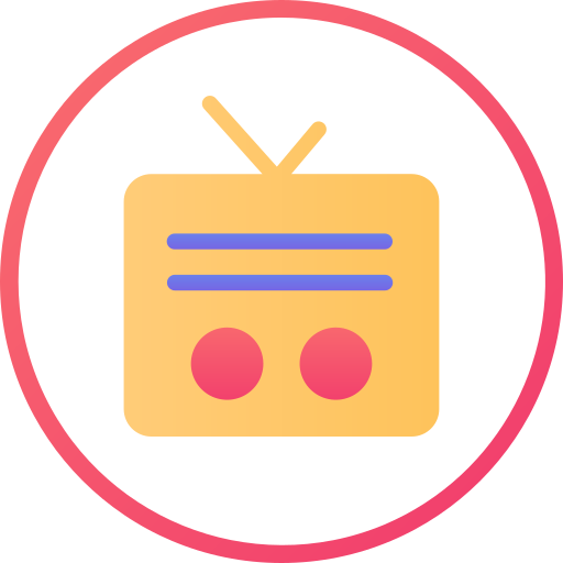 radio Generic gradient fill icono