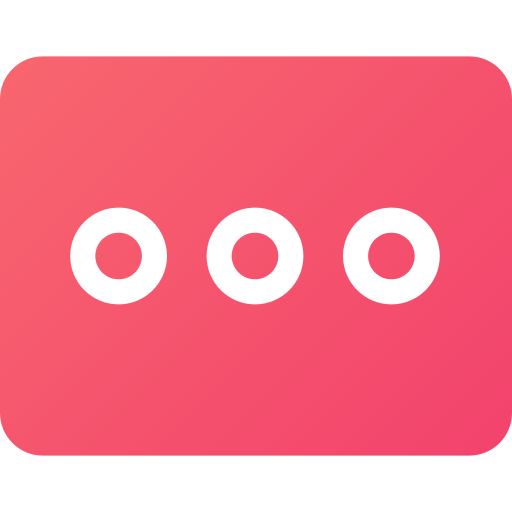 Three dot Generic gradient fill icon