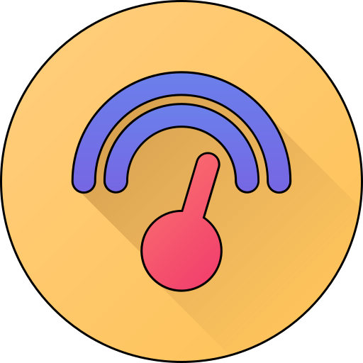 misuratore di velocità Generic gradient lineal-color icona