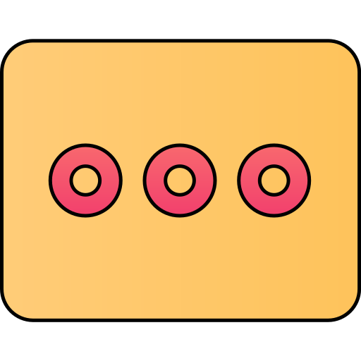 tres puntos Generic gradient lineal-color icono
