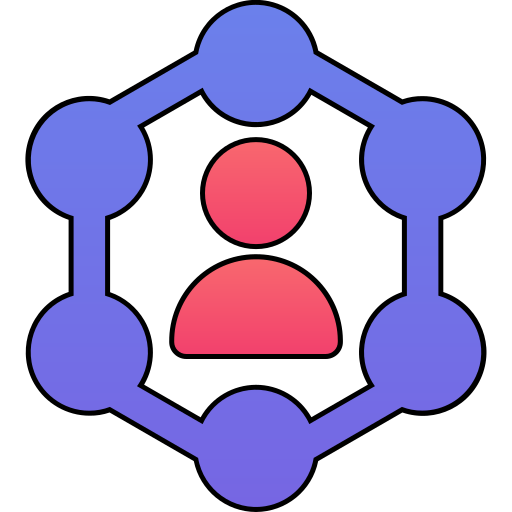 Network Generic gradient lineal-color icon