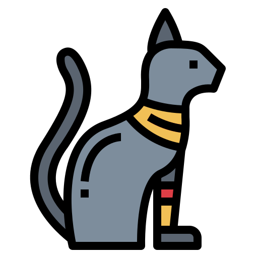 Gato Smalllikeart Lineal Color icono