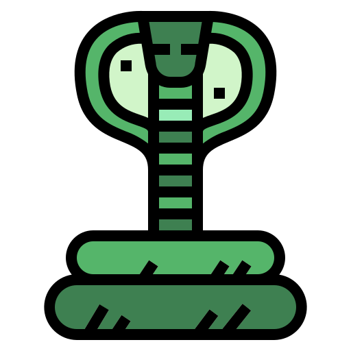 Cobra Smalllikeart Lineal Color icono