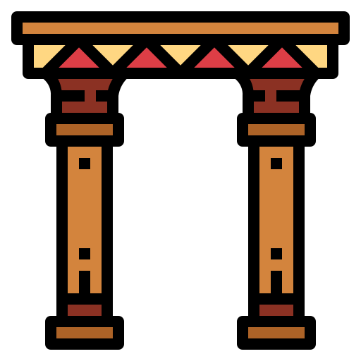 Columna Smalllikeart Lineal Color icono