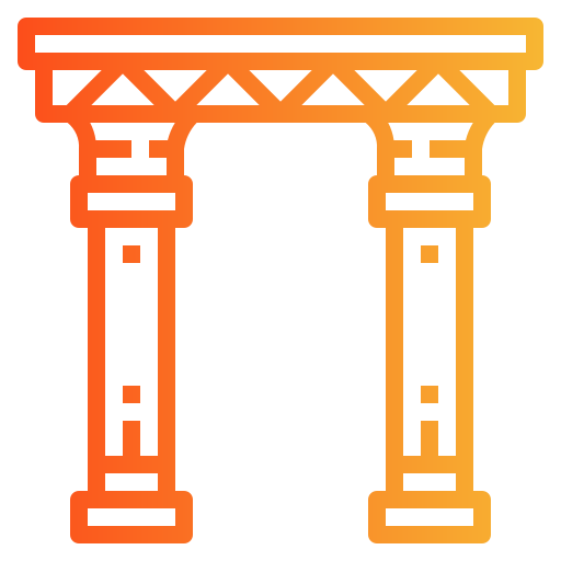 Column Smalllikeart Gradient icon