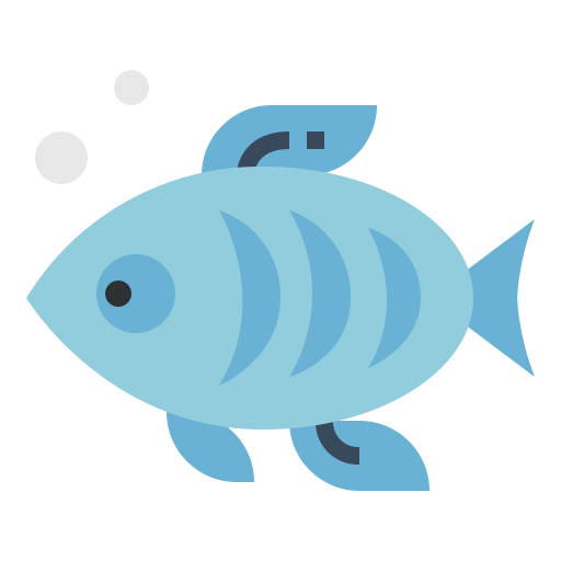 Fish Smalllikeart Flat icon