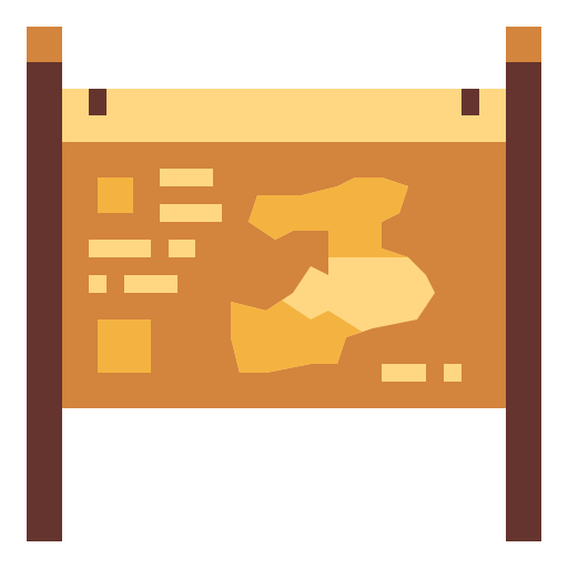 Mapa Smalllikeart Flat icono