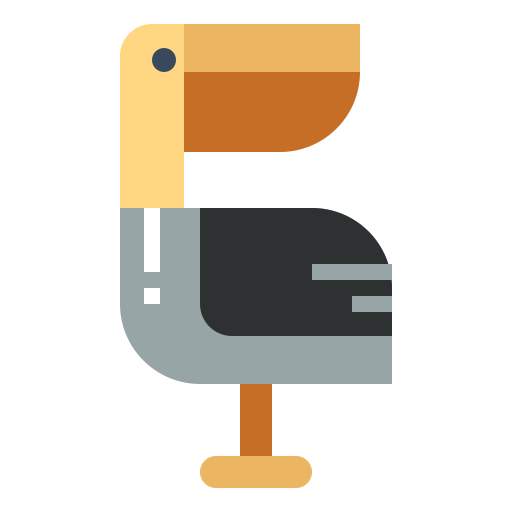 Pelican Smalllikeart Flat icon