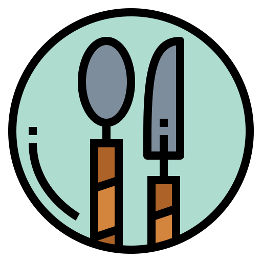 essen und restaurant Smalllikeart Lineal Color icon