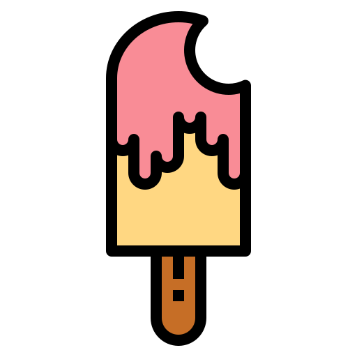 crème glacée Smalllikeart Lineal Color Icône