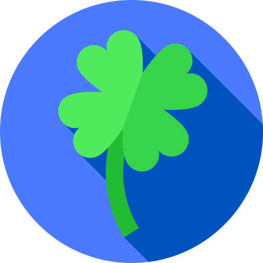 Clover Flat Circular Flat icon