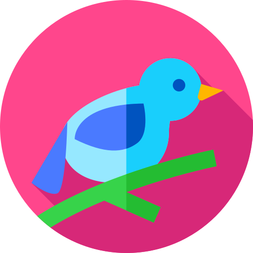 Bird Flat Circular Flat icon