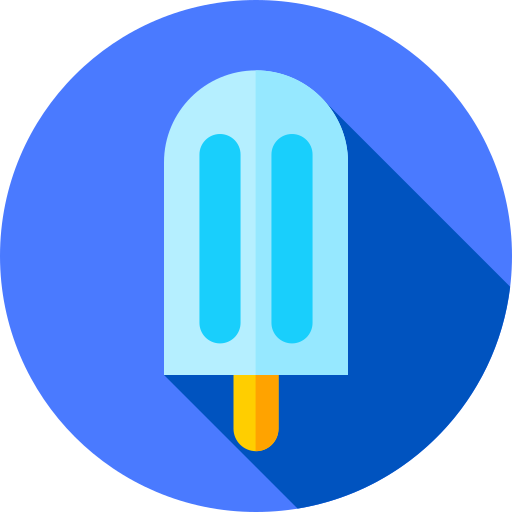 Popsicle Flat Circular Flat icon