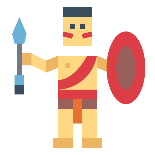 Barbarian Smalllikeart Flat icon