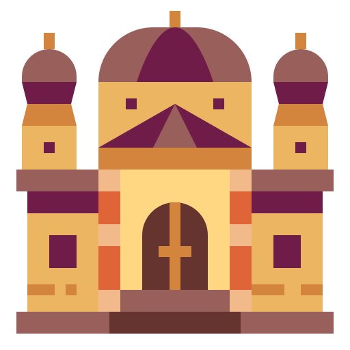 Basílica Smalllikeart Flat icono