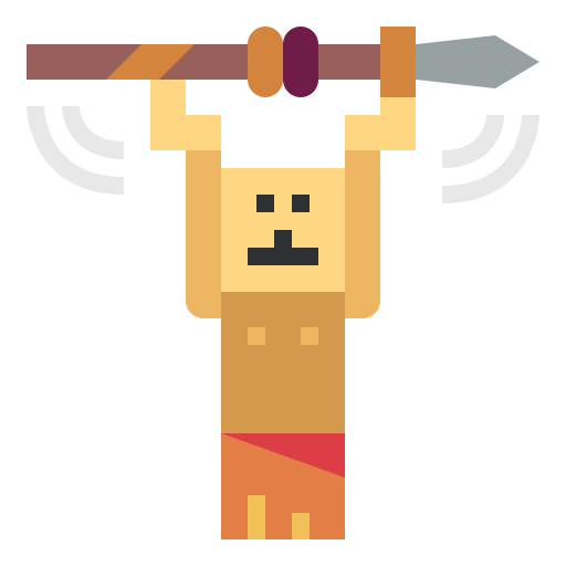 Spear Smalllikeart Flat icon