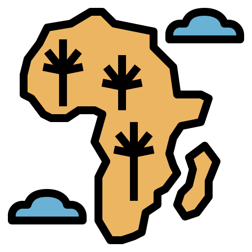 África Smalllikeart Lineal Color Ícone
