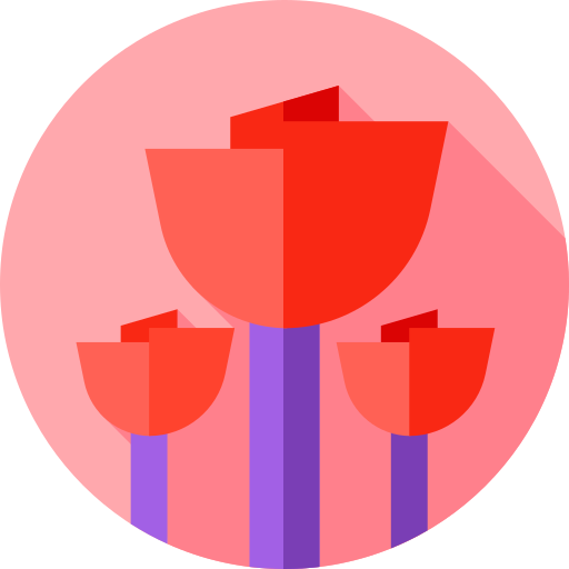 バラ Flat Circular Flat icon
