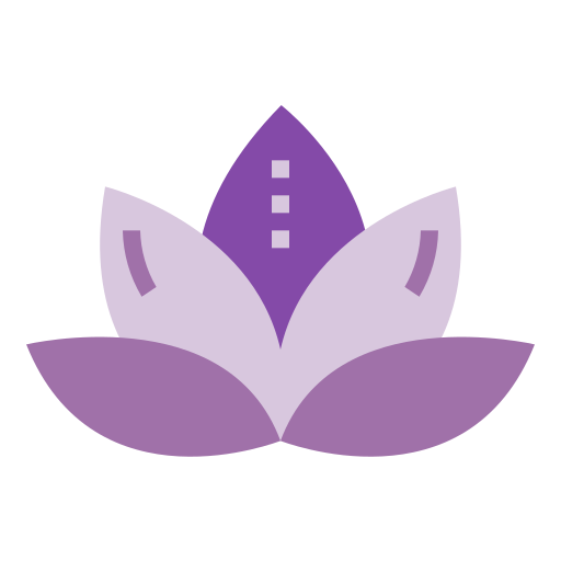 Lotus flower Smalllikeart Flat icon