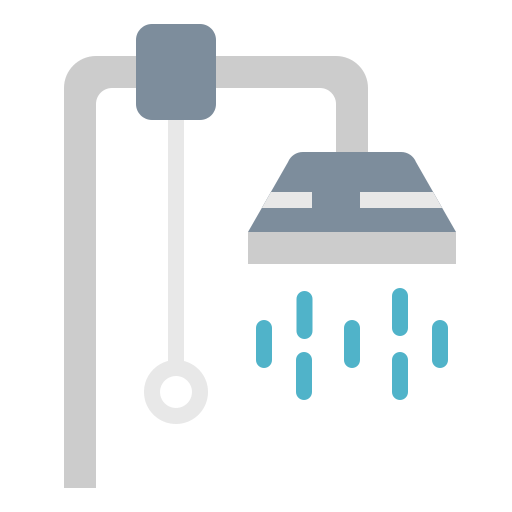 prysznic Smalllikeart Flat ikona