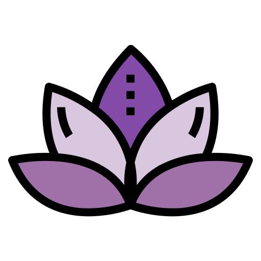 kwiat lotosu Smalllikeart Lineal Color ikona