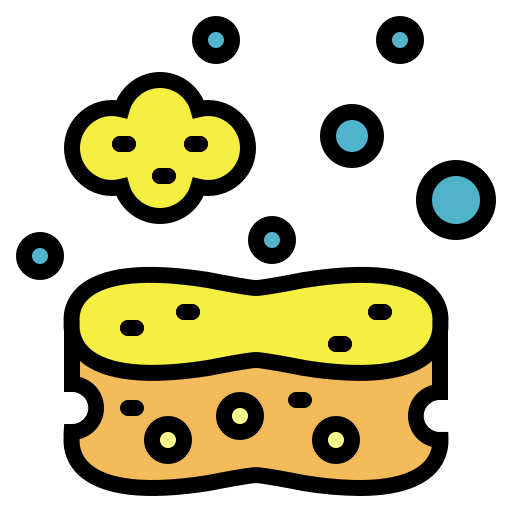 Sponges Smalllikeart Lineal Color icon