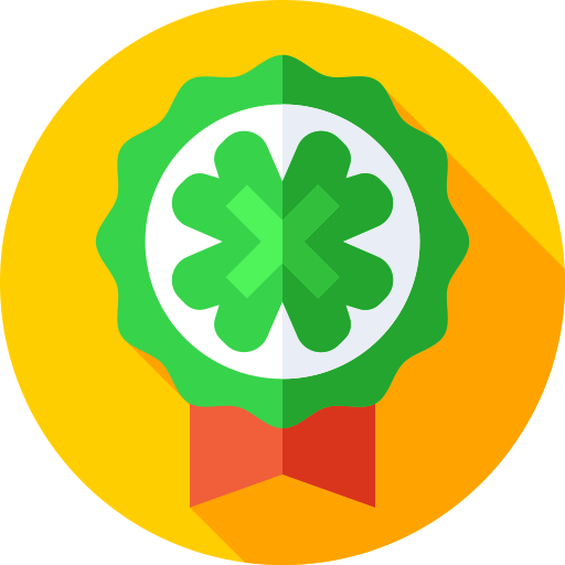 Medalla Flat Circular Flat icono