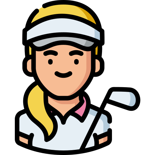 golfeur Special Lineal color Icône