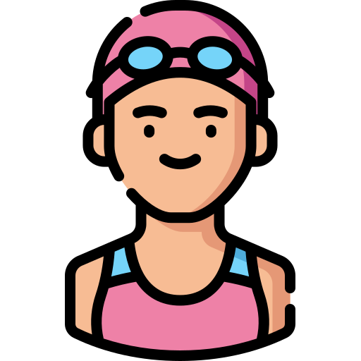 Swimmer Special Lineal color icon