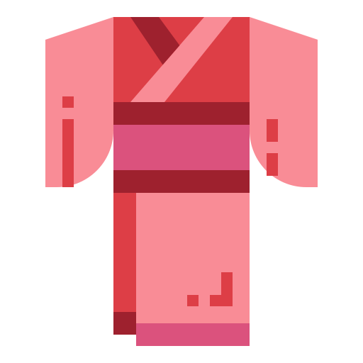 Kimono Smalllikeart Flat icon