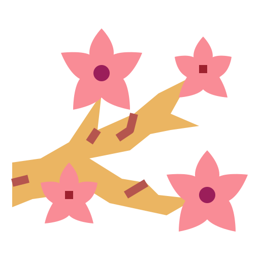 Sakura Smalllikeart Flat icono