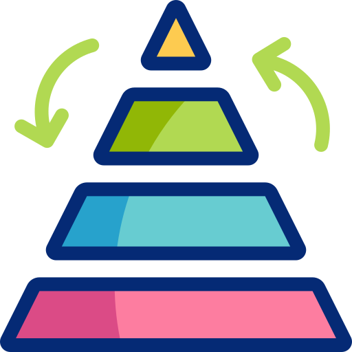 unternehmensstruktur Basic Accent Lineal Color icon