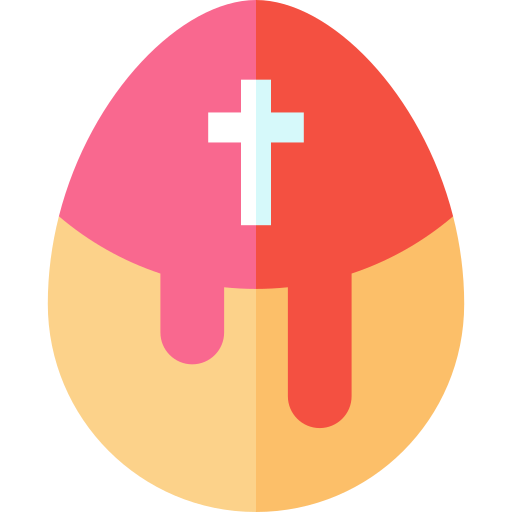 Пасхальное яйцо Basic Straight Flat иконка