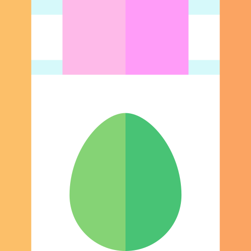 gara delle uova di pasqua Basic Straight Flat icona