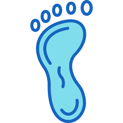 Foot Generic color lineal-color icon