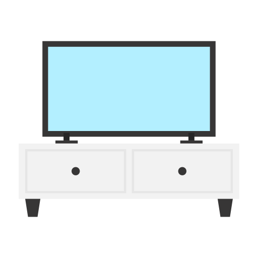 tv tafel Generic color fill icoon