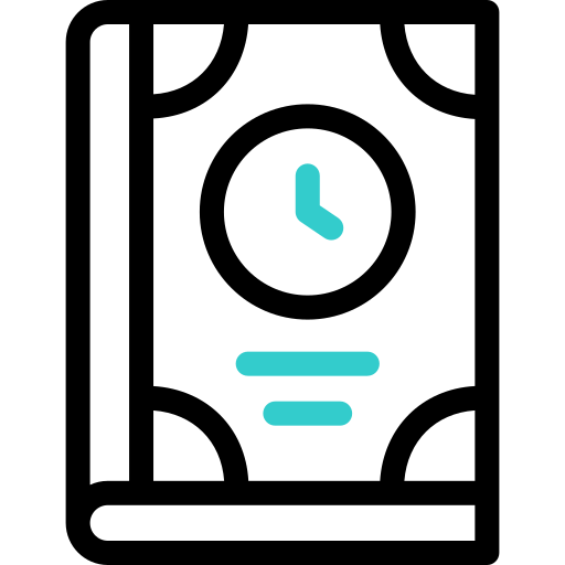 책 Basic Accent Outline icon
